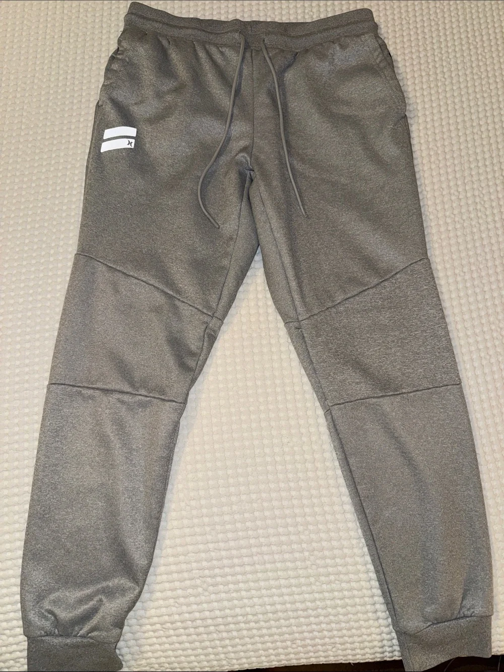 Hurley Men’s Size Medium Gray Drawstring Jogger Sweatpants